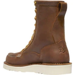 Danner Men's Bull Run 8" Steel Toe USA Made Wedge Work Boot - 15542 -Outlet The Rugged Boots Store 15542 M