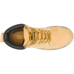 CAT Men's Second Shift Steel Toe Work Boot - Honey Nubuck - P89162 -Outlet The Rugged Boots Store CATM P89162 100119 F11 TOP