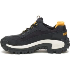 CAT Men's Invader Steel Toe Work Shoe - Black/Full Moon - P91275 -Outlet The Rugged Boots Store CATM P91275 041020 S21 180