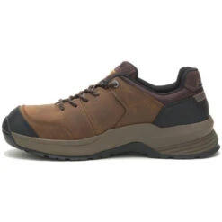 Cat Men's Streamline 2.0 Leather Comp Toe Work Shoe - Clay - P91350 -Outlet The Rugged Boots Store CATM P91350 060921 F21 180