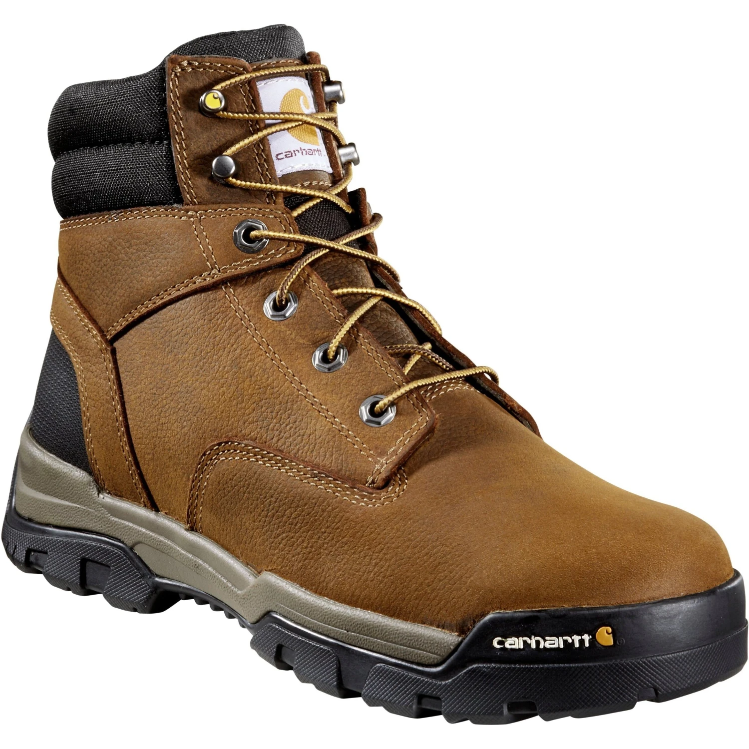 Carhartt Men's Ground Force 6" WP Comp Toe Work Boot - Brown - CME6347 3 Carhartt Men's Ground Force 6" WP Comp Toe Work Boot - Brown - CME6347