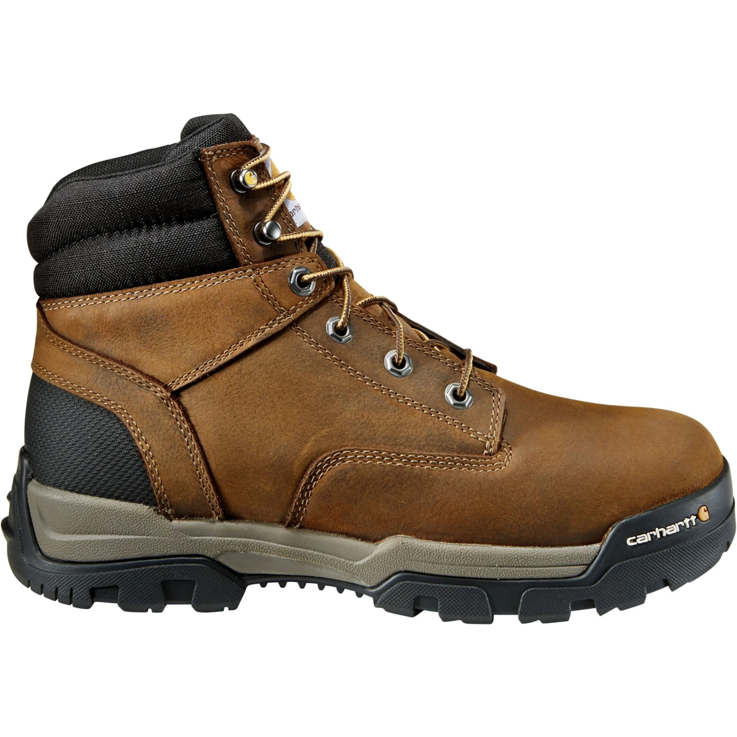 Carhartt Men's Ground Force 6" WP Comp Toe Work Boot - Brown - CME6347 4 Carhartt Men's Ground Force 6" WP Comp Toe Work Boot - Brown - CME6347 - Image 2