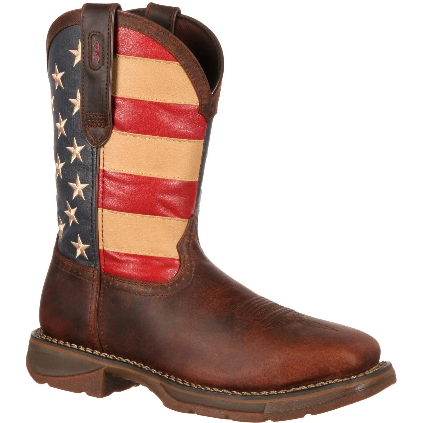 Durango Men's Rebel 11" Steel Toe Western Flag Boot - Brown - DB020 3 Durango Men's Rebel 11" Steel Toe Western Flag Boot - Brown - DB020