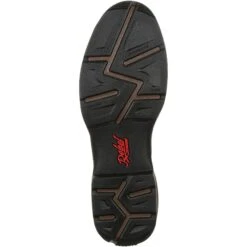 Durango Men's Rebel 12" Round Toe WP Western Boot - Brown - DDB0163 -Outlet The Rugged Boots Store DDB0163 outsole