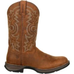 Durango Men's Rebel 12" Round Toe WP Western Boot - Brown - DDB0163 -Outlet The Rugged Boots Store DDB0163 profile