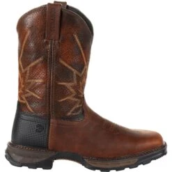 Durango Men's Maverick XP Ventilated 11" Square Toe Western Work Boot -Outlet The Rugged Boots Store DDB0204 profile