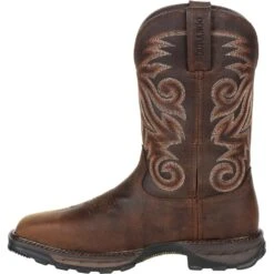 Durango Men's Maverick XP 11" Steel Toe WP Western Work Boot - DDB0206 -Outlet The Rugged Boots Store DDB0206 instep profile