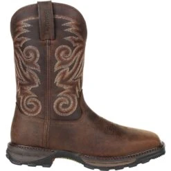 Durango Men's Maverick XP 11" Steel Toe WP Western Work Boot - DDB0206 -Outlet The Rugged Boots Store DDB0206 profile