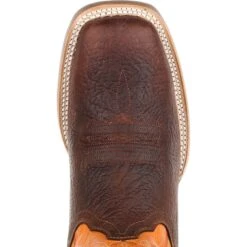 Durango Men's Rebel Pro 12" Square Toe Western Boot - Orange - DDB0230 -Outlet The Rugged Boots Store DDB0230 birdseye