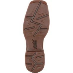 Durango Men's Rebel 11" Square Toe Western Boot - Brown - DDB0233 -Outlet The Rugged Boots Store DDB0233 outsole