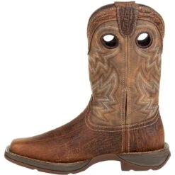 Durango Men's Rebel 11" Square Toe Western Boot- Trail Brown - DDB0271 10 Durango Men's Rebel 11" Square Toe Western Boot- Trail Brown - DDB0271 -Outlet The Rugged Boots Store DDB0271 instep profile