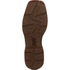 Durango Men's Rebel 12" Sqr Toe Pull-On Western Classic Boot - DDB0329 -Outlet The Rugged Boots Store DDB0329 outsole