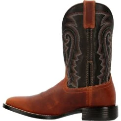 Durango Men's Westward™ 11" Square Toe Pull-On Western Boot - DDB0339 -Outlet The Rugged Boots Store DDB0339 instep profile