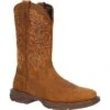 Durango Men's Rebel™ 12" Square Toe WP Western Boot - Russet - DDB0361 -Outlet The Rugged Boots Store DDB0361