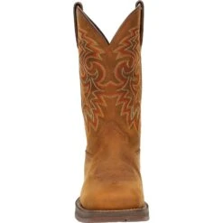 Durango Men's Rebel™ 12" Square Toe WP Western Boot - Russet - DDB0361 -Outlet The Rugged Boots Store DDB0361 front