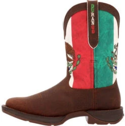 Durango Men's Rebel By Mexico Flag 11" ST Western Boot -Brown- DDB0430 -Outlet The Rugged Boots Store DDB0430 5 LARGE 61c4a987 c0f9 458e bf40 435ca6734ee4