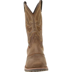 Double H Men's Jeyden 11" Comp Toe WP Western Work Boot- Brown- DH5124 -Outlet The Rugged Boots Store DH5124 500xauto Toe
