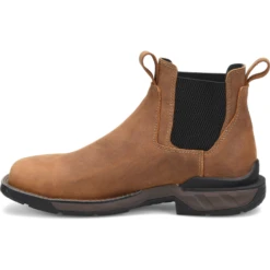 Double H Men's Heisler 5" Square Toe Western Work Boot- Brown - DH5363 -Outlet The Rugged Boots Store DH5363 500xauto Instep