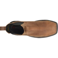 Double H Men's Heisler 5" Square Toe Western Work Boot- Brown - DH5363 -Outlet The Rugged Boots Store DH5363 500xauto Outsole