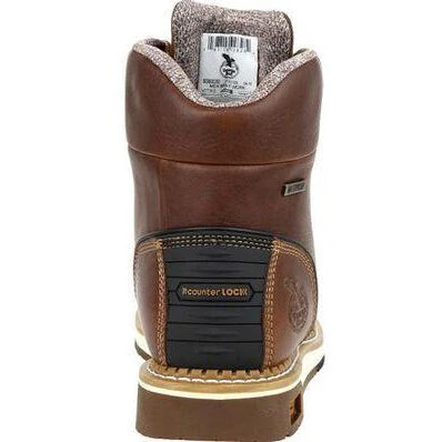 Georgia Men's AMP LT Wedge Soft Toe WP Work Boot - Brown - GB00350 6 Georgia Men's AMP LT Wedge Soft Toe WP Work Boot - Brown - GB00350 - Image 4