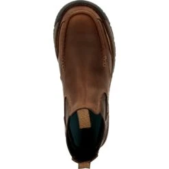 Georgia Men's Athens 360 5" Steel Toe WP Work Boot - Brown - GB00440 -Outlet The Rugged Boots Store GB00440 birdseye