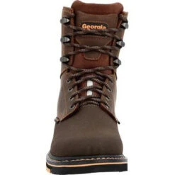 Georgia Men's Amp Lt Power 8" Wedge Slip Resist Work Boot -Brown- GB00520 -Outlet The Rugged Boots Store GB00520 3 LARGE 2ed360fb 125c 4e97 83eb 66a051a64d26