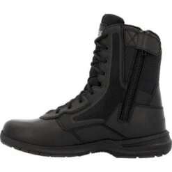 Rocky Men's Cadet 8" Side Zip Public Service Duty Boot -Black- RKD0102 -Outlet The Rugged Boots Store RKD0102 5 LARGE 77072ad3 d676 48ee bc52 3ae186c3c274