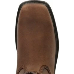 Rocky Men's WorkSmart 10" Square Toe Unlined Western Work Boot RKW0346 -Outlet The Rugged Boots Store RKW0346 birdseye
