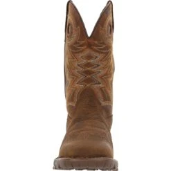 Rocky Men's Legacy 32 11" Square Toe WP Western Boot - Brown - RKW0355 -Outlet The Rugged Boots Store RKW0355 front
