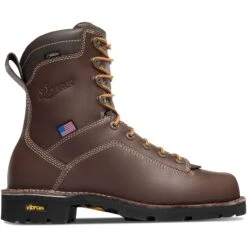 Danner Men's Quarry USA Made 8" Soft Toe WP Work Boot - Brown - 17305 11 Danner Men's Quarry USA Made 8" Soft Toe WP Work Boot - Brown - 17305 -Outlet The Rugged Boots Store danner mens quarry usa made 8 soft toe wp work boot brown 17305 5