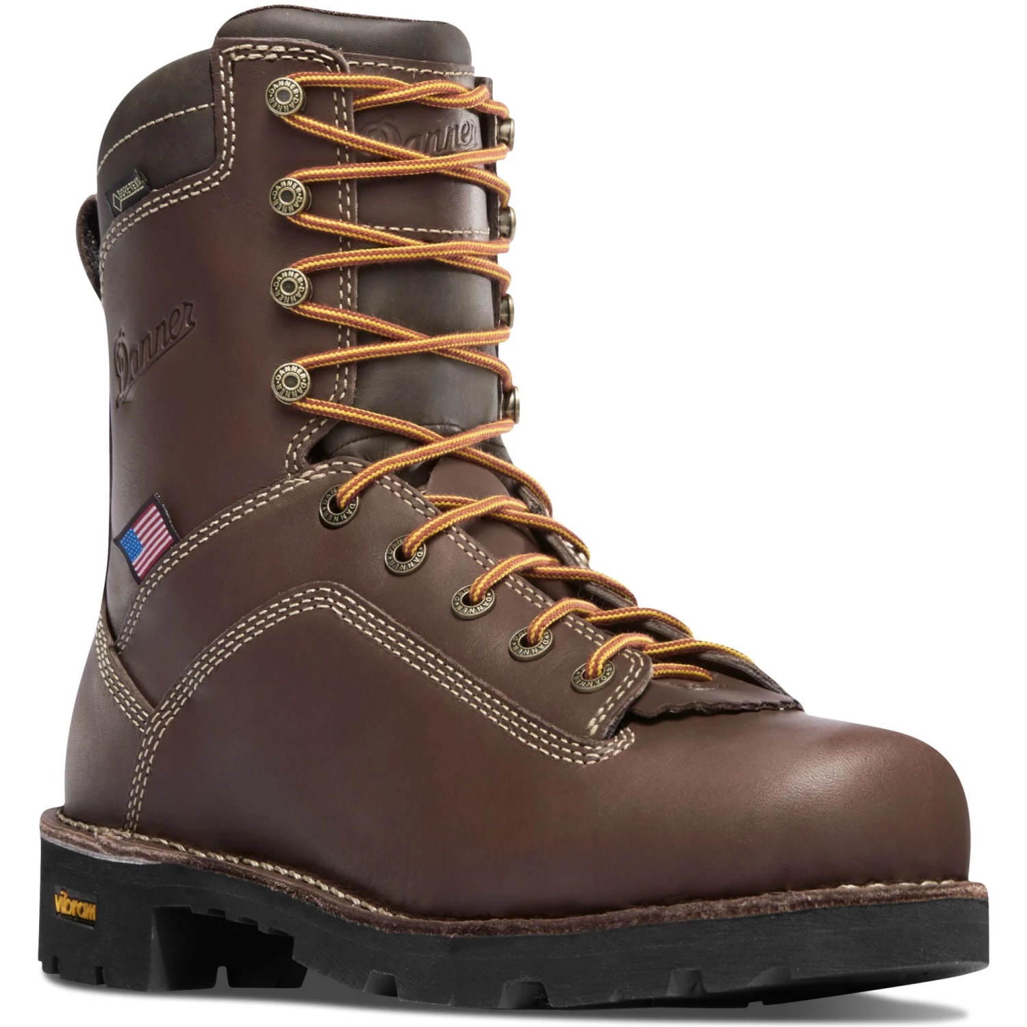 Danner Men's Quarry USA Made 8" Soft Toe WP Work Boot - Brown - 17305 3 Danner Men's Quarry USA Made 8" Soft Toe WP Work Boot - Brown - 17305