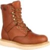 Georgia Men's 8" Wedge Steel Toe Work Boot - Brown - G8342 1 Georgia Men's 8" Wedge Steel Toe Work Boot - Brown - G8342 -Outlet The Rugged Boots Store georgia mens 8 wedge steel toe work boot brown g8342