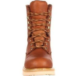 Georgia Men's 8" Wedge Steel Toe Work Boot - Brown - G8342 -Outlet The Rugged Boots Store georgia mens 8 wedge steel toe work boot brown g8342 3