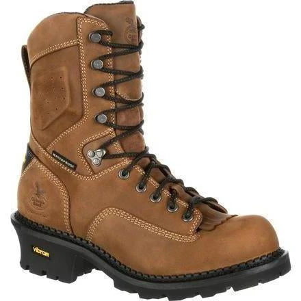 Georgia Men's Comfort Core 9" Comp Toe Logger Work Boot Brown GB00097 3 Georgia Men's Comfort Core 9" Comp Toe Logger Work Boot Brown GB00097