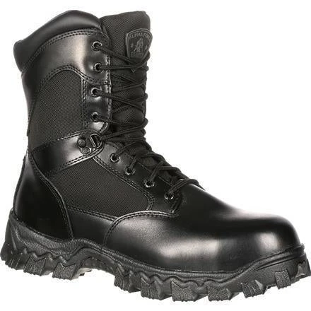 Rocky Men's Alphaforce 8" Zipper WP Duty Boot - Black - FQ0002173 3 Rocky Men's Alphaforce 8" Zipper WP Duty Boot - Black - FQ0002173