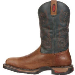 Rocky Men's Long Range Waterproof Western Boot - Brown - FQ0008656 -Outlet The Rugged Boots Store rocky mens long range waterproof western boot brown fq0008656 3