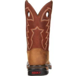 Rocky Men's Original Ride Waterproof Western Boot - Brown - RKYW039 -Outlet The Rugged Boots Store rocky mens original ride waterproof western boot brown rkyw039 3
