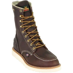 Thorogood Men's USA Made 1957 8" Moc Toe WP Wedge Work Boot Brown 814-3800 -Outlet The Rugged Boots Store thorogood mens usa made 1957 8 moc toe wp work boot brown 814 3800 thorogood 4